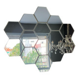 Espelho Decorativo Acrilico Hexagonal