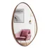 Espelho Orgánico De Parede Mirror Store Orgánico Do 60cm X 42cm Quadro Caramelo