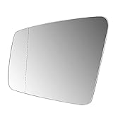 Espelho Retrovisor Do Lado Esquerdo De Vidro Adequado Para Instalação Fácil De Clipe, Alta Confiabilidade, Design Transparente Classe A W176 2012-2017 Com Base Lisa