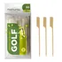 Espeto De Bambú Golf Petiscos Lanches 15cm   1250 Unidades
