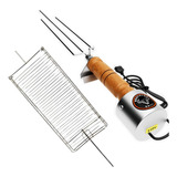 Espeto Giratorio Eletrico Com
