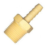 Espigão Fixo 1 2 X 1 4 Macho Latão Ref Lub26a Lubefer
