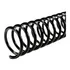 Espiral Preto Para Encadernação 40mm   18 Unidades