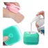 Esponja De Silicone P  Banho Massageador Dispenser Shampoo