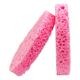 Esponja Facial Celulose Rosa