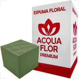 Esponja Floral Fenólica Bloco Durável 12un P  Decorações