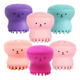 Esponja Para Limpeza Facial 360 Rosto Maquiagem Polvo 6 Unid