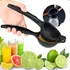 Espremedor De Laranja E Limão Grande Preto 20cm Premium