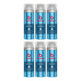 Espuma De Barbear Bozzano Hidrataçao 200ml   Kit C 6un