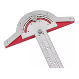 Esquadro Goniômetro Transferidor Ajustável 45cm Marcenaria