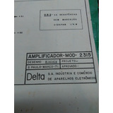 Esquema Amplificador Delta Mod