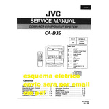 Esquema Elétrico Jvc Ca D3s Cad3s Ca D3 Cad3 Em Pdf