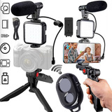 Estabilizador Mão Steadicam Celular Câmera Go Pro Luzled Mic