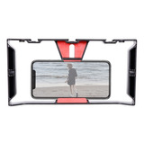 Estabilizador Suporte Gaiola Cage P Celular Vlog Youtuber Cor Preto