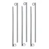 Estacas Riomar Com 40cm Kit 6 Peças Aço 6mm Galvanizado Durável Fixação Profissional Confiabilidade Extrema