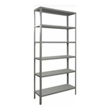 Estante Armário De Aço 6 Bandejas 90cm Cinza Suporta 150kg