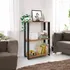 Estante Baixa Multiuso Armario Organizador Sapateira Livreiro Estilo Industrial 3 Prateleira Para Livros Quarto Sala Escritorio Cantinho Do Café Preto/ Nature Em Mdp - Je Home
