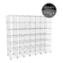 Estante Balcão Aramado 42 Nichos 40cm Profundidade Preto 3x4 Cor Branco