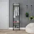Estante Closet Arara Industrial 3 Prateleiras 187x45cm Ee