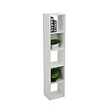 ESTANTE FALKK TORRE 5 NICHOS 150CM BRANCA