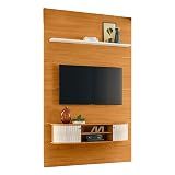 Estante Home Theater Com Bancada Suspensa Monte Carlo Cinamomo Off White - Madetec