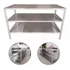 Estante Inox 3 Prateleiras 93x84x53 Mesa inox Industrial