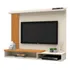 Estante Livro Painel Tv 43 32 42 50 52 Polegadas Quarto Sala Cor Off White freijó