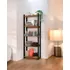 Estante Multiuso Armario Organizador Livreiro Estilo Industrial 5 Prateleira Je Home