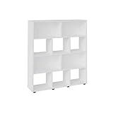 Estante Organizadora Com 10 Nichos BOOK Cor Branco Artely