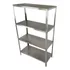Estante Para Estoque Em Aço Inox   900x380x1500 4 Planos