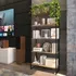 Estante Para Livros Industrial Livreiro Com Prateleiras De Madeira E Estrutura De Ferro Design Moderno Para Escritório Mod: Etranger 3.0