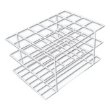 Estante Para Tubos De Ensaio Capacidade 24 Tubos Espaço 20mm Cor Incolor
