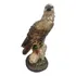 Estatua Águia Gavião No Tronco Para Decoração