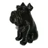 Estátua Cachorro Schnauzer Decorativa Linda-estatueta Pet