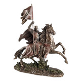 Estátua Cavaleiro Templário Das Cruzadas Decoração