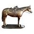 Estatua Cavalo Quarto De Milha Pintura Em Bronze
