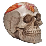 Estatua Cranio Caveira Dragao
