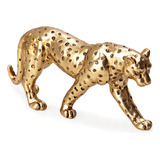 Estatua Decorativa Pantera Leopardo