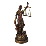 Estátua Deusa Da Justiça Dama Símbolo Direito Themis 