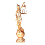 Estátua Deusa Justiça Dama Símbolo Direito Themis 42cm