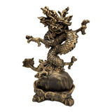 Estatua Estatueta Dragao Oriental