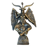 Estatua Exclusiva Baphomet Dourado