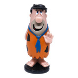 Estatua Fred Flintstone Boneco De Resina Hanna Barbera 14 Cm