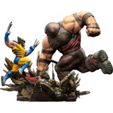 Estatua Juggernaut Vs Wolverine