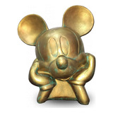 Estátua Mickey Mouse - Disney - De Gesso Bonze Zinabrado