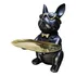Estatueta Buldogue Bandeja Porta Chaves E Objetos Decorativo