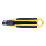 Estilete Auto Retrátil 14 Cm Cabo Emborrachado Eda