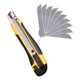 Estilete Profissional Emborrachado 18mm