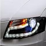 Estilo De Carro GOWE Para Faróis Audi A4 B8 2009 2012 A4L LED Farol LED DRL Bi Xenon Lente De Feixe De Alta Temperatura De Estacionamento  5000k  Potência  35 W