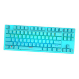 Estilos Punk 87 Teclas Para Jogos Teclados Com Fio Azul